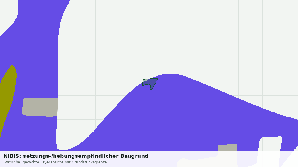 Statische Kartenansicht: NIBIS: setzungs-/hebungsempfindlicher Baugrund