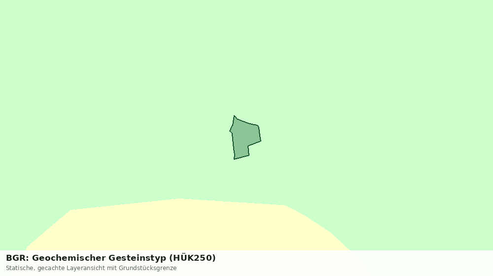 Statische Kartenansicht: BGR: Geochemischer Gesteinstyp (HÜK250)