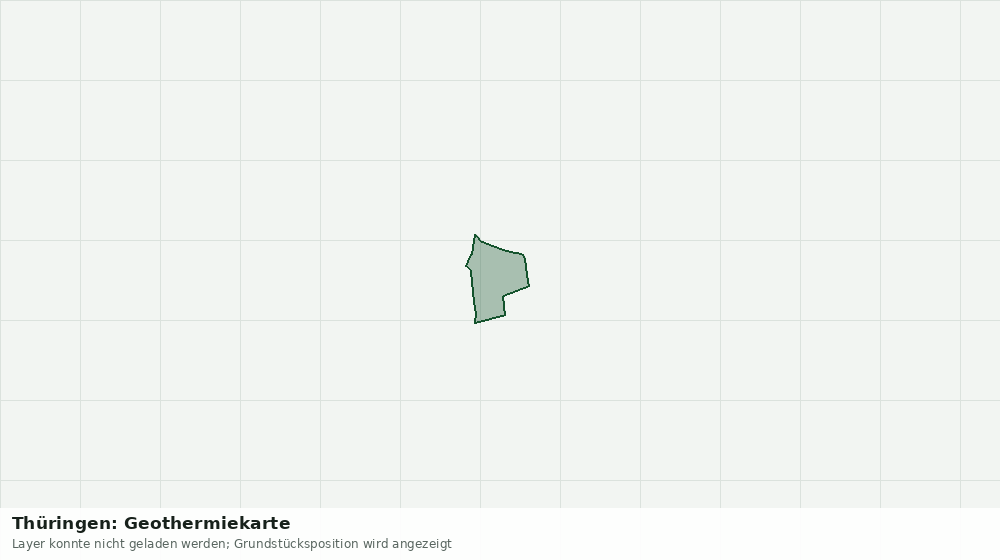 Statische Kartenansicht: Thüringen: Geothermiekarte