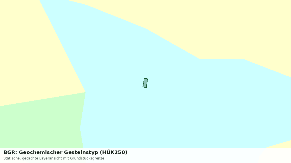 Statische Kartenansicht: BGR: Geochemischer Gesteinstyp (HÜK250)
