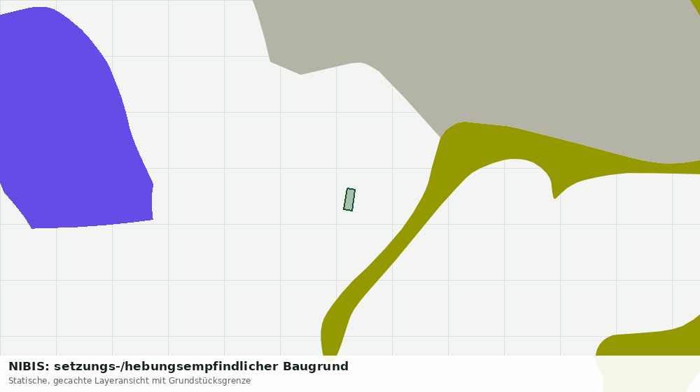 Statische Kartenansicht: NIBIS: setzungs-/hebungsempfindlicher Baugrund