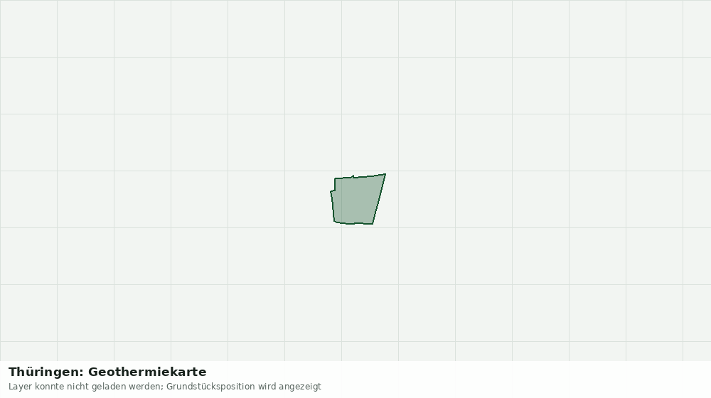 Statische Kartenansicht: Thüringen: Geothermiekarte