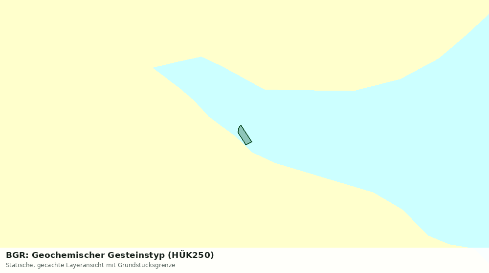Statische Kartenansicht: BGR: Geochemischer Gesteinstyp (HÜK250)