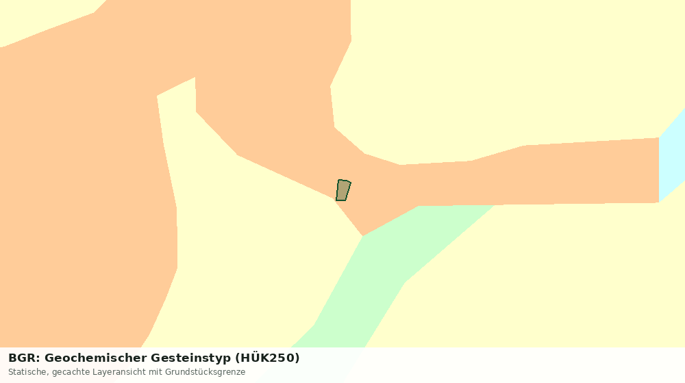 Statische Kartenansicht: BGR: Geochemischer Gesteinstyp (HÜK250)