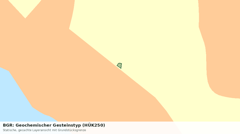 Statische Kartenansicht: BGR: Geochemischer Gesteinstyp (HÜK250)