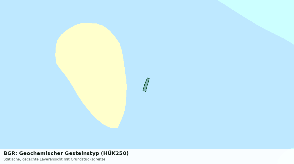 Statische Kartenansicht: BGR: Geochemischer Gesteinstyp (HÜK250)