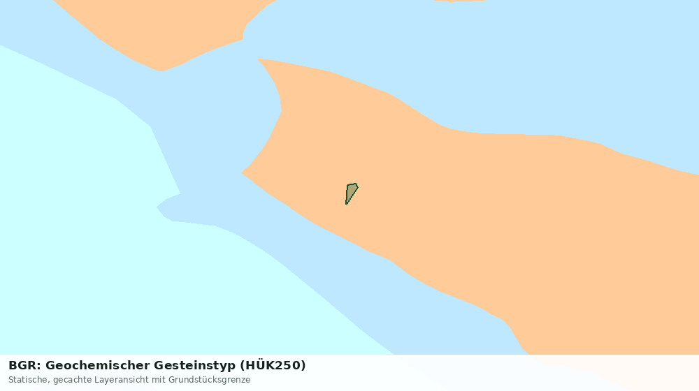 Statische Kartenansicht: BGR: Geochemischer Gesteinstyp (HÜK250)
