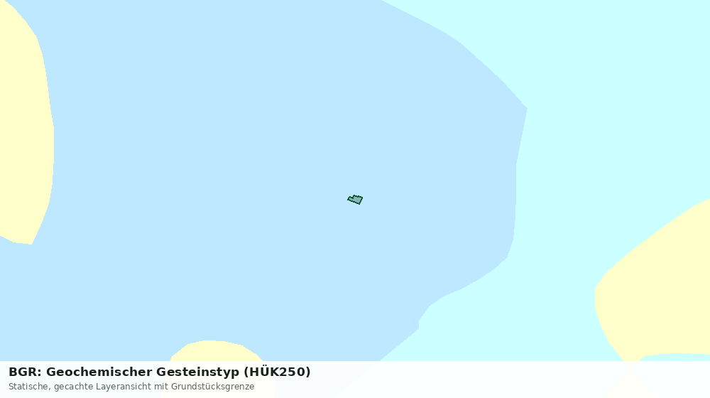 Statische Kartenansicht: BGR: Geochemischer Gesteinstyp (HÜK250)