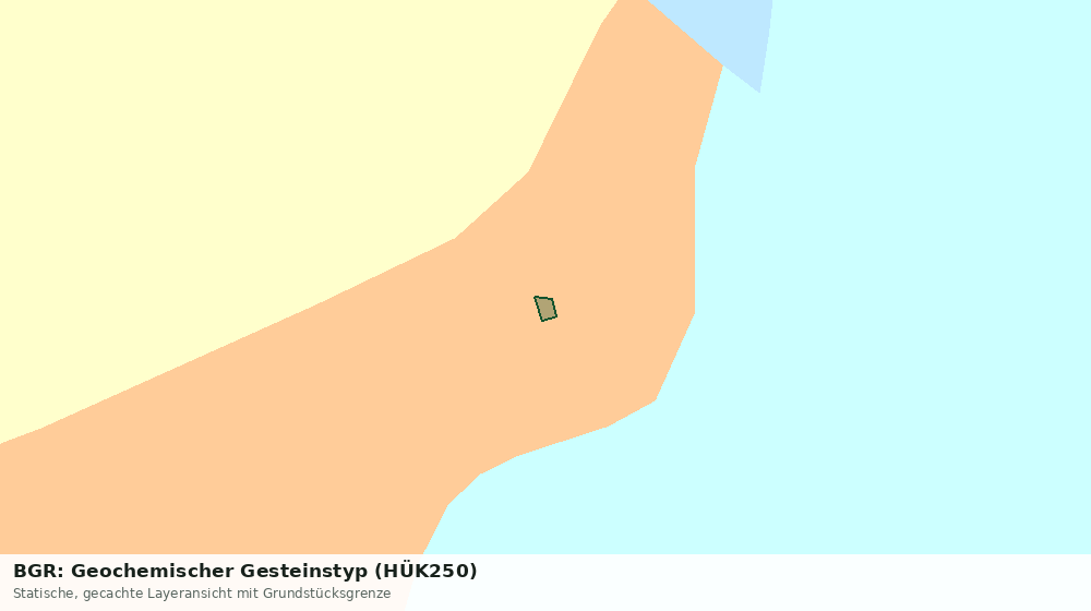 Statische Kartenansicht: BGR: Geochemischer Gesteinstyp (HÜK250)