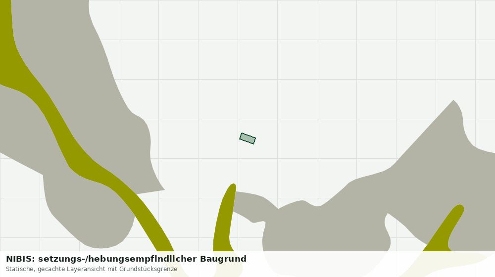 Statische Kartenansicht: NIBIS: setzungs-/hebungsempfindlicher Baugrund