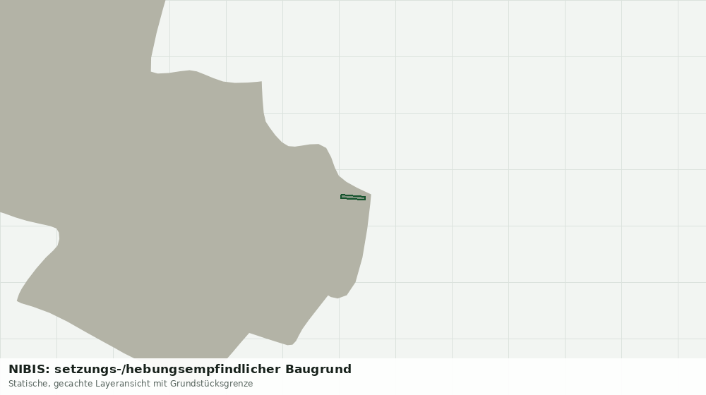 Statische Kartenansicht: NIBIS: setzungs-/hebungsempfindlicher Baugrund