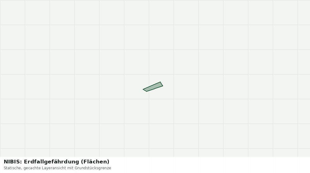 Statische Kartenansicht: NIBIS: Erdfallgefährdung (Flächen)