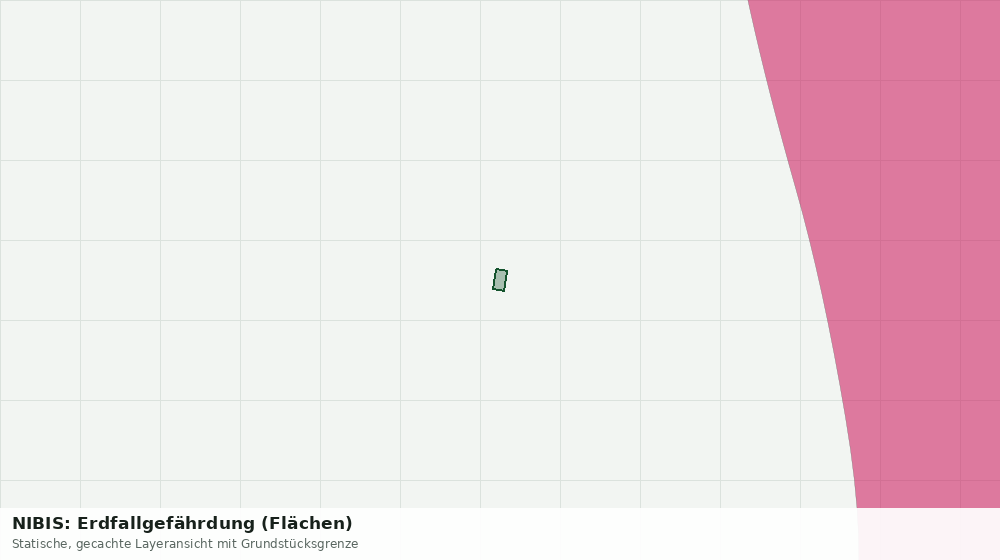 Statische Kartenansicht: NIBIS: Erdfallgefährdung (Flächen)