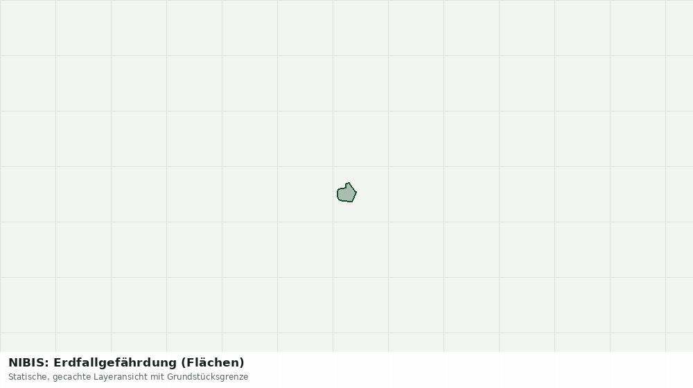 Statische Kartenansicht: NIBIS: Erdfallgefährdung (Flächen)