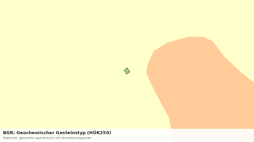 Statische Kartenansicht: BGR: Geochemischer Gesteinstyp (HÜK250)