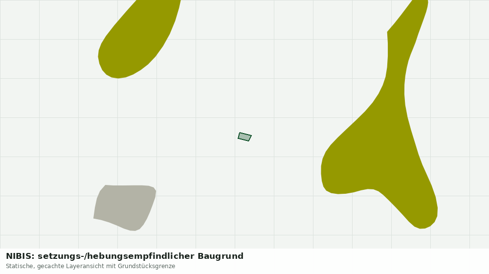 Statische Kartenansicht: NIBIS: setzungs-/hebungsempfindlicher Baugrund
