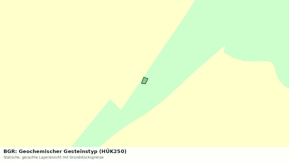 Statische Kartenansicht: BGR: Geochemischer Gesteinstyp (HÜK250)