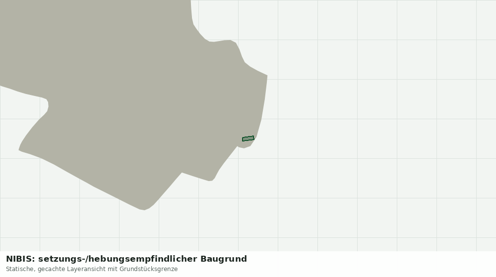 Statische Kartenansicht: NIBIS: setzungs-/hebungsempfindlicher Baugrund