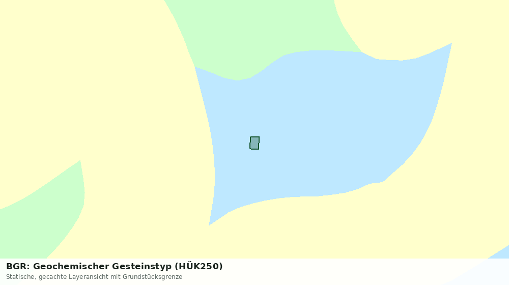 Statische Kartenansicht: BGR: Geochemischer Gesteinstyp (HÜK250)