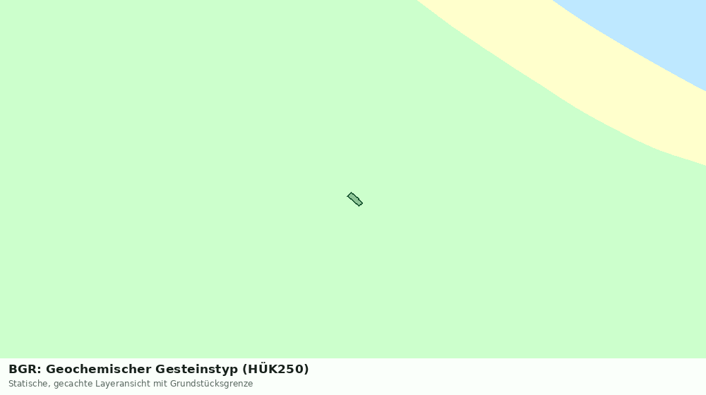 Statische Kartenansicht: BGR: Geochemischer Gesteinstyp (HÜK250)