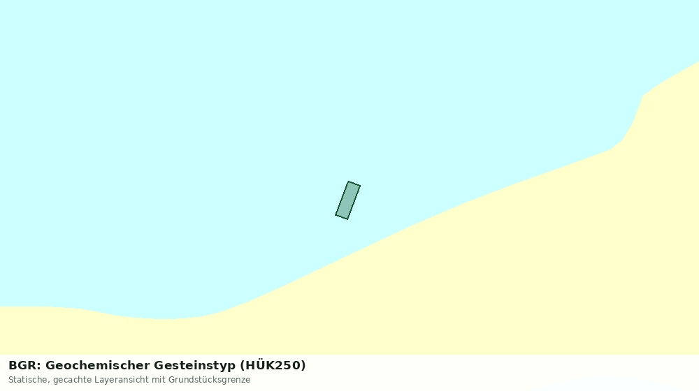 Statische Kartenansicht: BGR: Geochemischer Gesteinstyp (HÜK250)