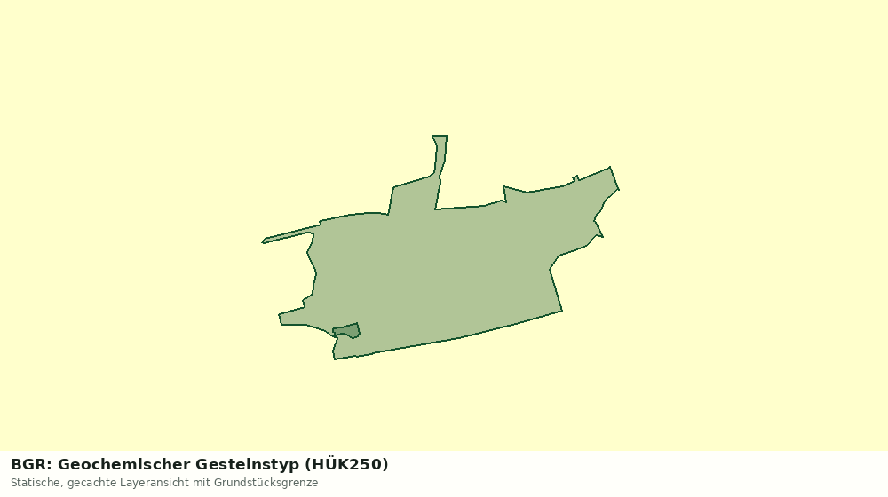 Statische Kartenansicht: BGR: Geochemischer Gesteinstyp (HÜK250)