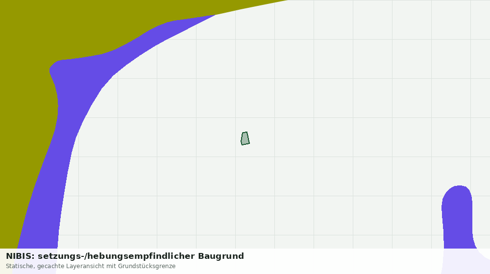 Statische Kartenansicht: NIBIS: setzungs-/hebungsempfindlicher Baugrund