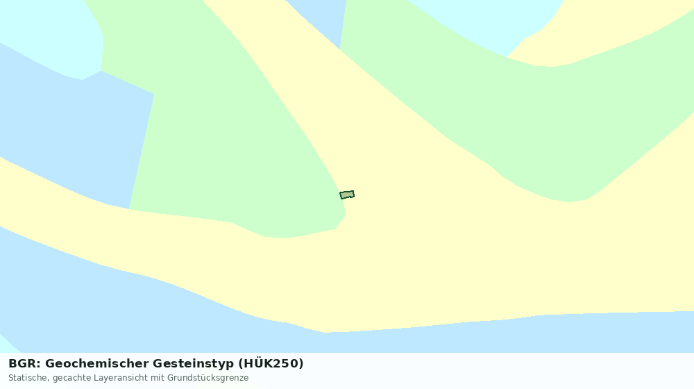 Statische Kartenansicht: BGR: Geochemischer Gesteinstyp (HÜK250)