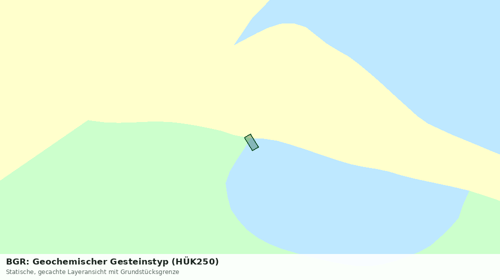 Statische Kartenansicht: BGR: Geochemischer Gesteinstyp (HÜK250)