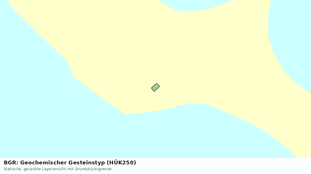 Statische Kartenansicht: BGR: Geochemischer Gesteinstyp (HÜK250)