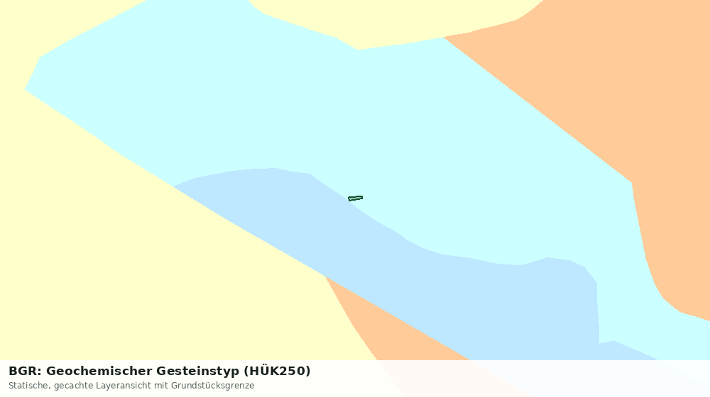 Statische Kartenansicht: BGR: Geochemischer Gesteinstyp (HÜK250)