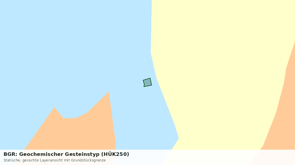 Statische Kartenansicht: BGR: Geochemischer Gesteinstyp (HÜK250)