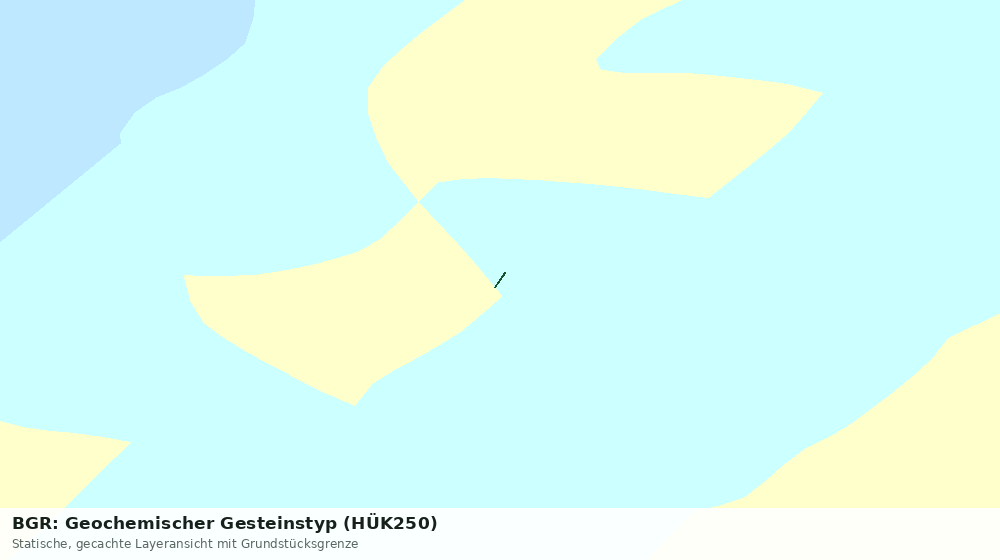 Statische Kartenansicht: BGR: Geochemischer Gesteinstyp (HÜK250)