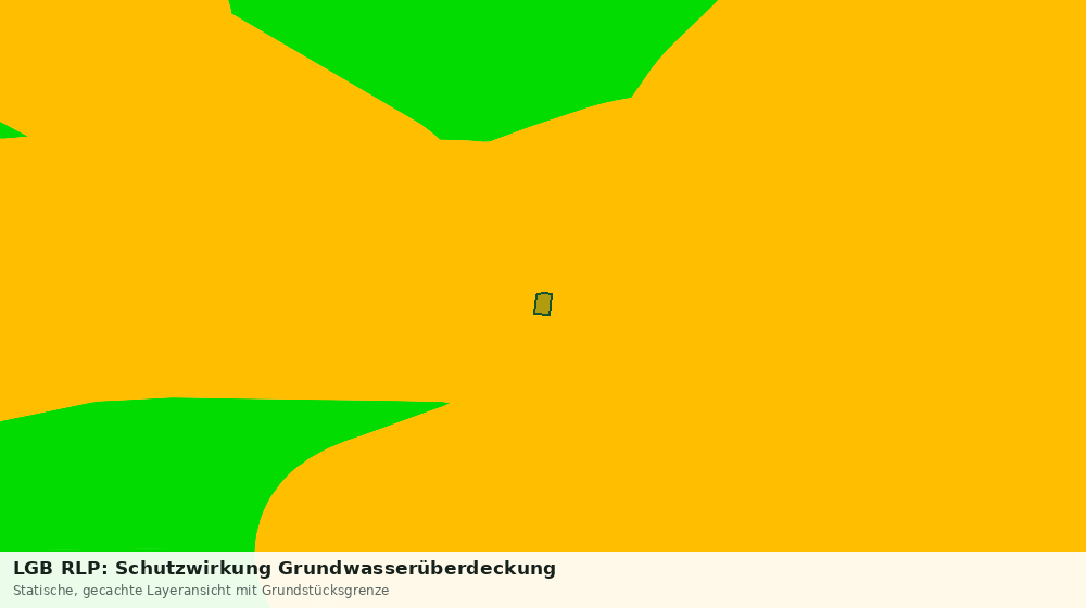 Statische Kartenansicht: LGB RLP: Schutzwirkung Grundwasserüberdeckung