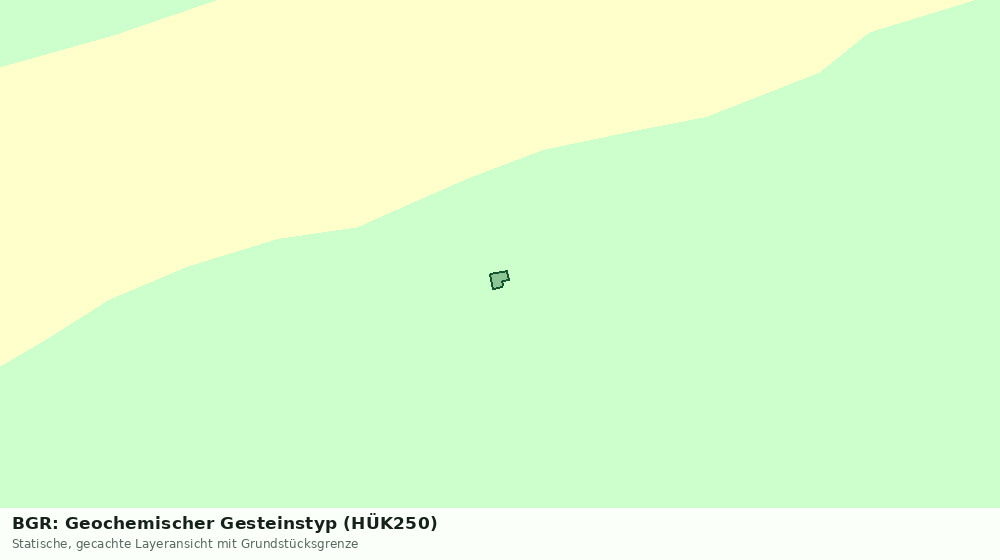 Statische Kartenansicht: BGR: Geochemischer Gesteinstyp (HÜK250)