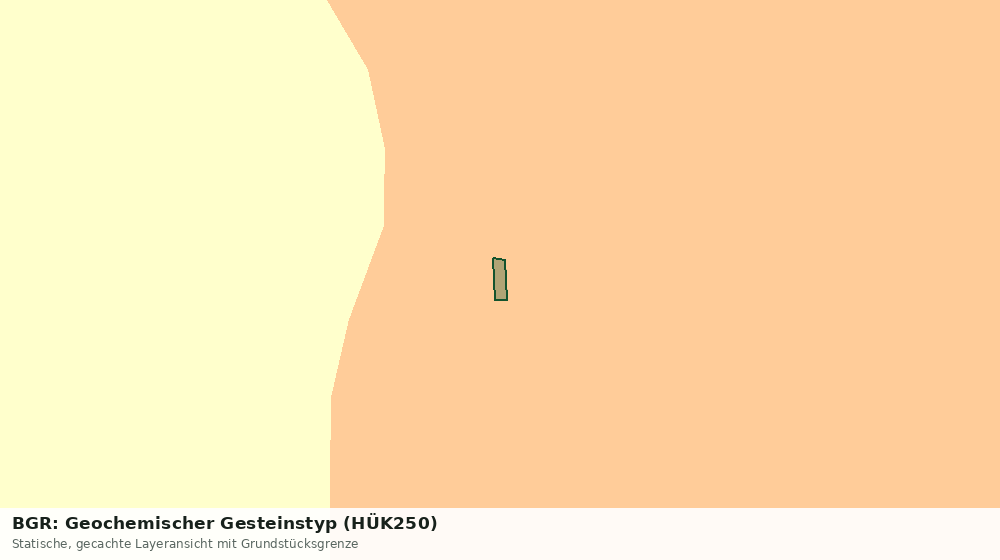 Statische Kartenansicht: BGR: Geochemischer Gesteinstyp (HÜK250)