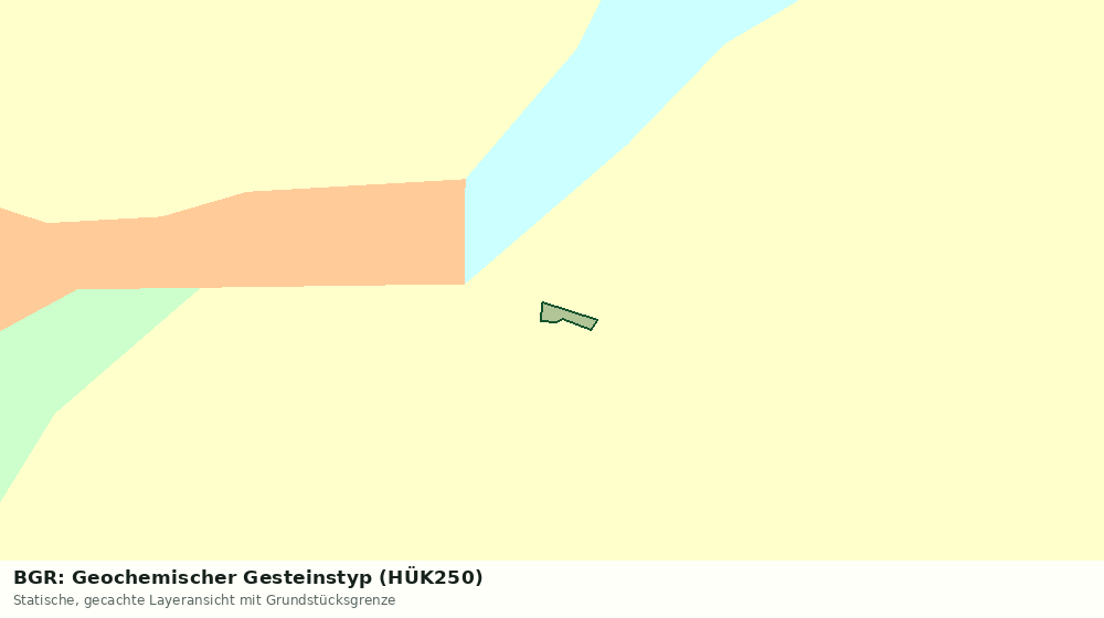 Statische Kartenansicht: BGR: Geochemischer Gesteinstyp (HÜK250)