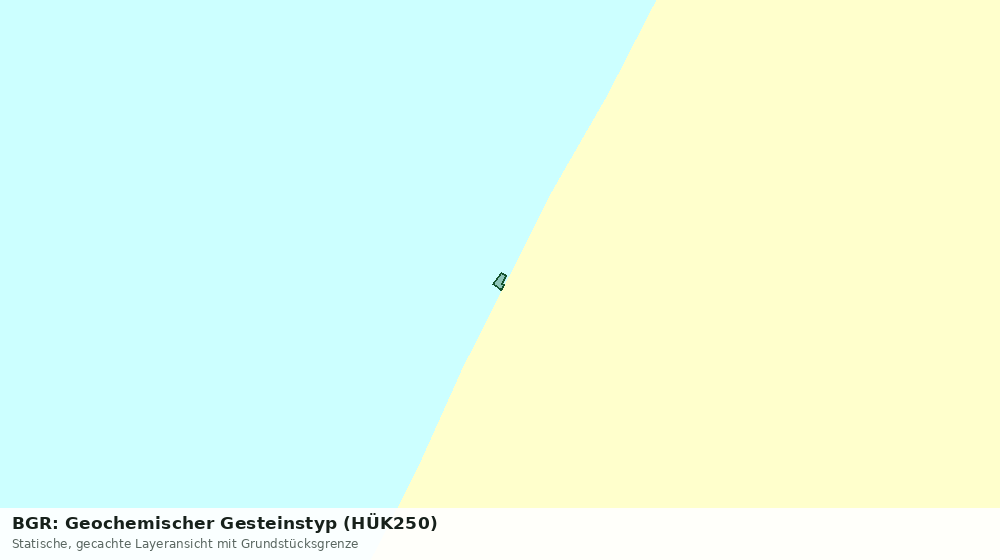 Statische Kartenansicht: BGR: Geochemischer Gesteinstyp (HÜK250)