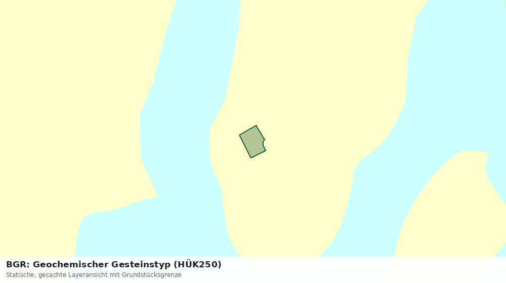 Statische Kartenansicht: BGR: Geochemischer Gesteinstyp (HÜK250)