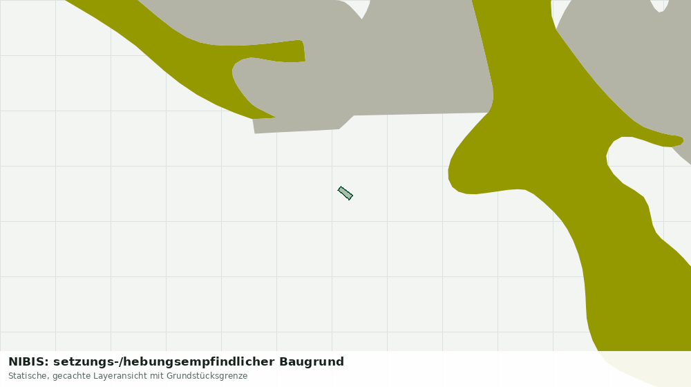 Statische Kartenansicht: NIBIS: setzungs-/hebungsempfindlicher Baugrund