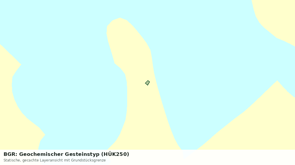 Statische Kartenansicht: BGR: Geochemischer Gesteinstyp (HÜK250)