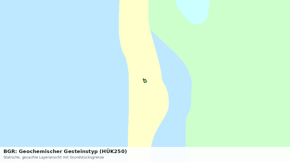 Statische Kartenansicht: BGR: Geochemischer Gesteinstyp (HÜK250)