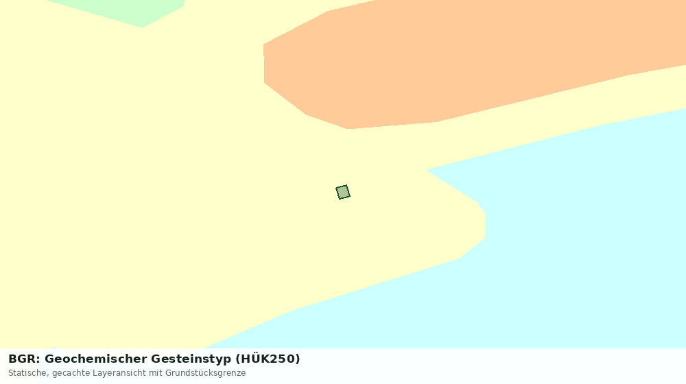 Statische Kartenansicht: BGR: Geochemischer Gesteinstyp (HÜK250)