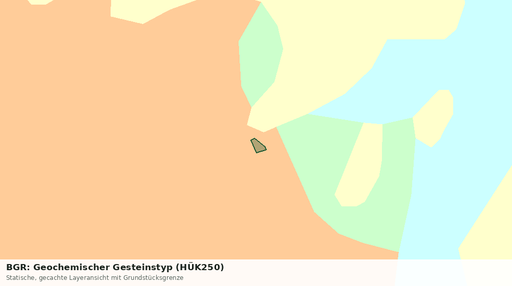 Statische Kartenansicht: BGR: Geochemischer Gesteinstyp (HÜK250)