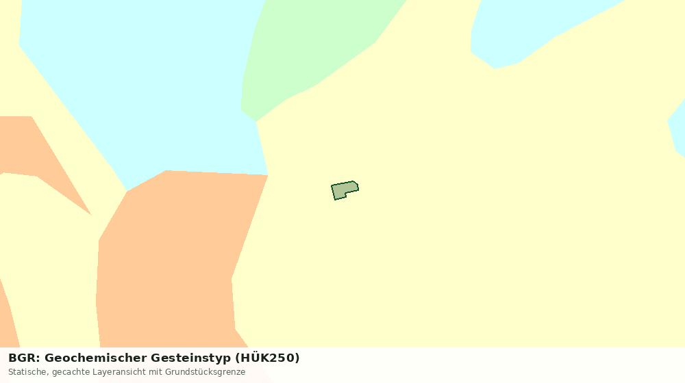 Statische Kartenansicht: BGR: Geochemischer Gesteinstyp (HÜK250)