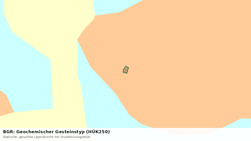 Statische Kartenansicht: BGR: Geochemischer Gesteinstyp (HÜK250)