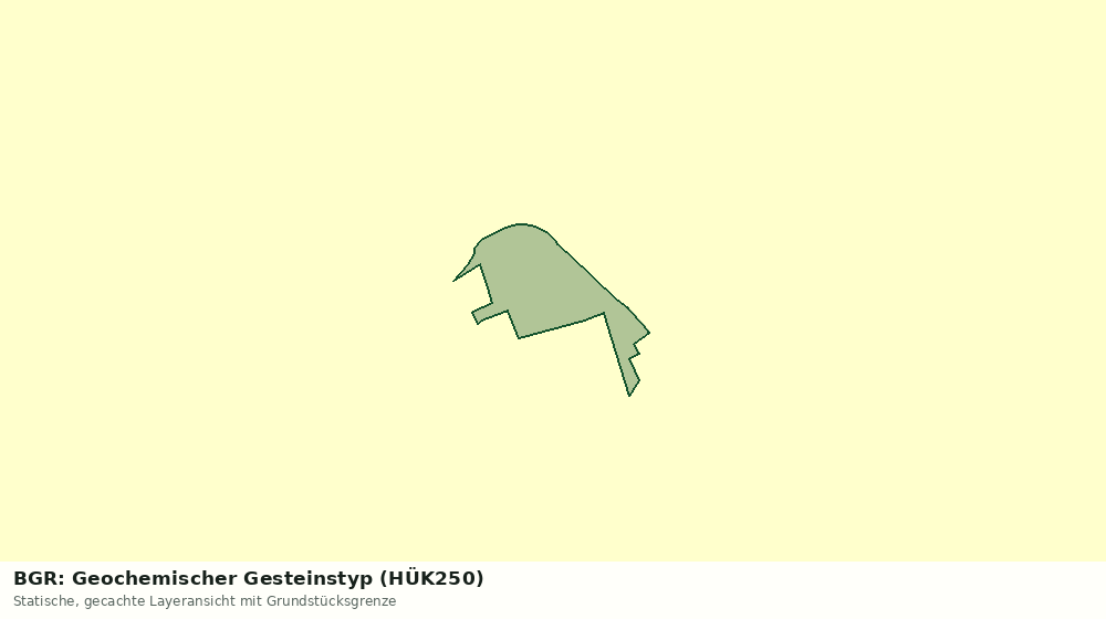 Statische Kartenansicht: BGR: Geochemischer Gesteinstyp (HÜK250)