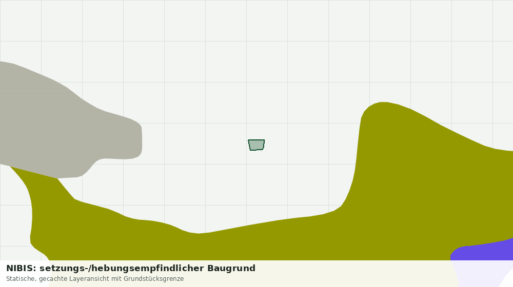 Statische Kartenansicht: NIBIS: setzungs-/hebungsempfindlicher Baugrund