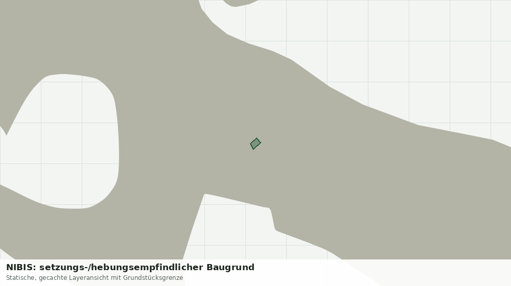 Statische Kartenansicht: NIBIS: setzungs-/hebungsempfindlicher Baugrund
