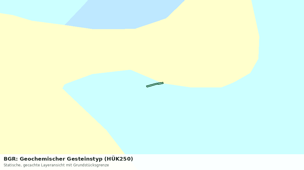 Statische Kartenansicht: BGR: Geochemischer Gesteinstyp (HÜK250)